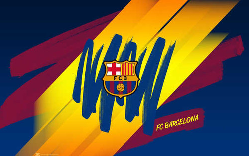 Jual Poster FC Barcelona Logo Soccer Soccer FC Barcelona APC016