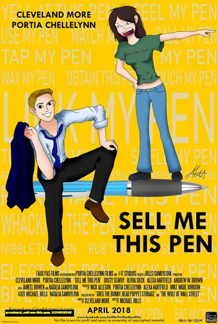 Jual Poster Film sell me this pen (qcxaimcd)