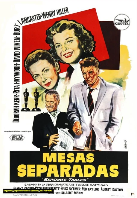 Jual Poster Film separate tables spanish (5kgexris)