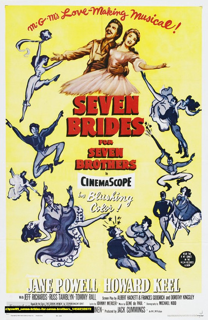 Jual Poster Film seven brides for seven brothers (z3yswil9)