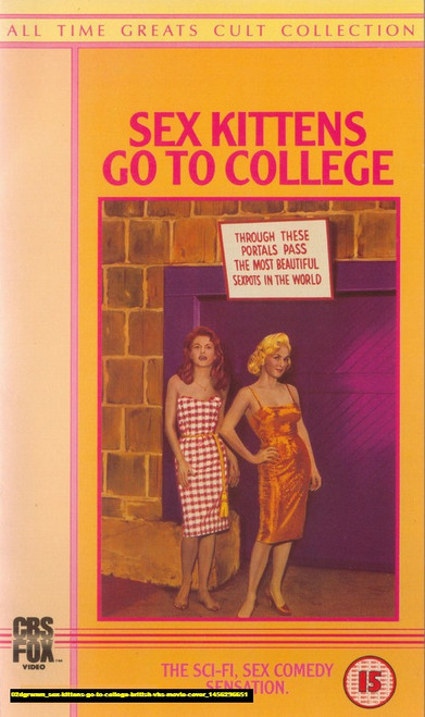 Jual Poster Film sex kittens go to college british vhs movie cover (02dgrwnm)