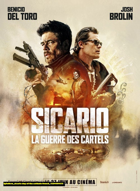 Jual Poster Film sicario day of the soldado french (fg9eikrm)