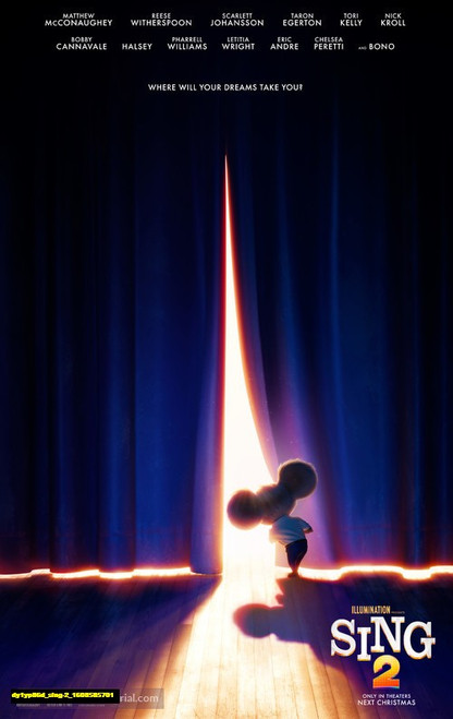Jual Poster Film sing 2 (dy1yp86d)