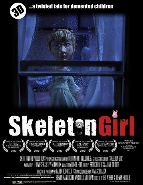Jual Poster Film skeleton girl canadian (85hhn19n)