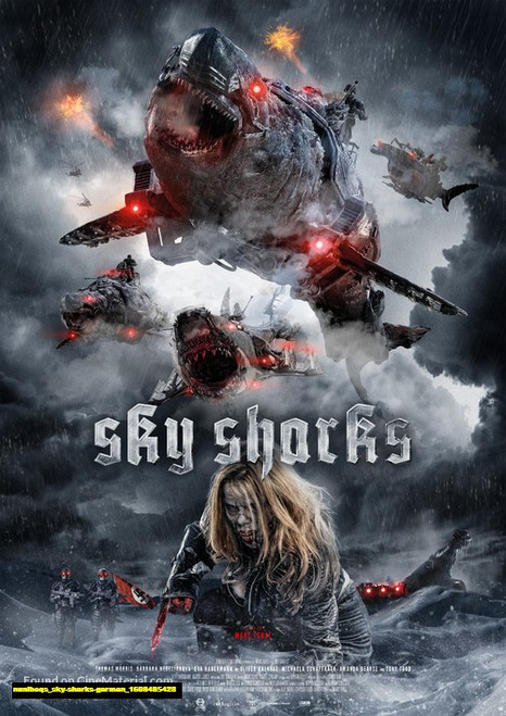 Jual Poster Film sky sharks german (nunlbeqs)