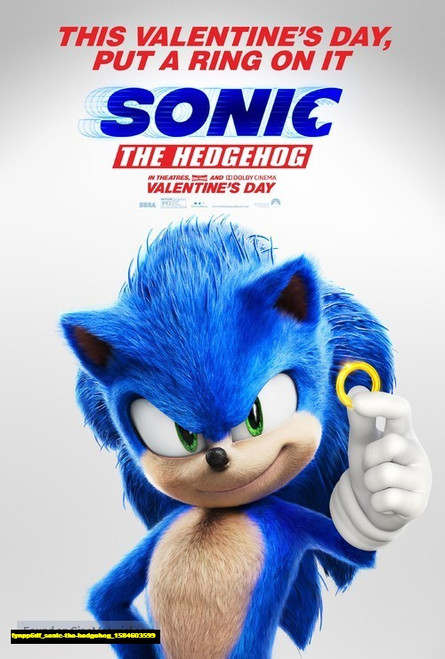 Jual Poster Film sonic the hedgehog (fynpp6df)