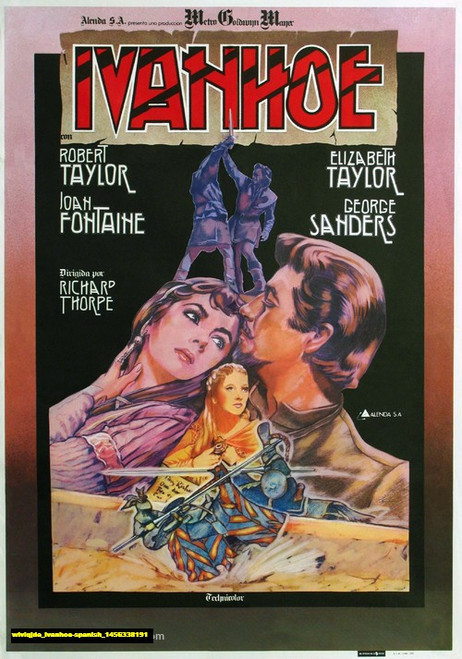 Jual Poster Film ivanhoe spanish (wlvlqjde) Jual Poster Film ivanhoe spanish (wlvlqjde)