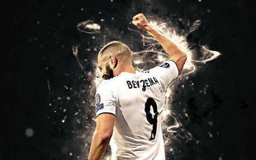 Jual Poster French Karim Benzema Real Madrid C.F. Soccer Soccer Karim Benzema APC005