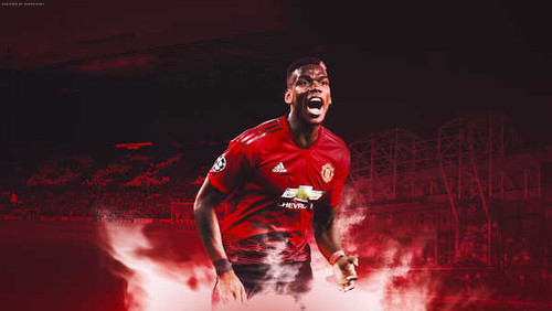 Jual Poster French Manchester United F.C. Paul Pogba Soccer Soccer Paul Pogba9 APC313
