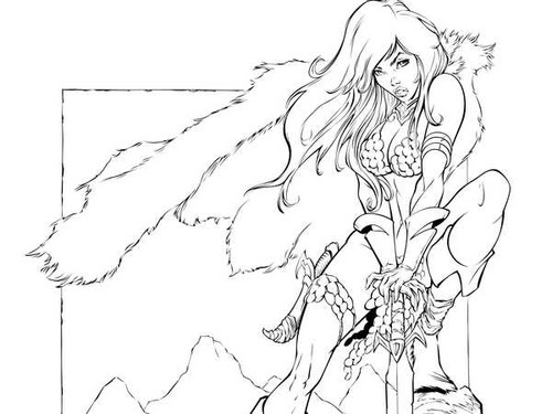 Jual Poster Comics Red Sonja APC021