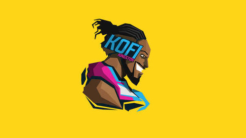 Jual Poster Kofi Kingston Sports WWE APC355