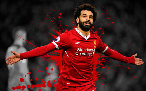 Jual Poster Liverpool F.C. Mohamed Salah Soccer Soccer Mohamed Salah APC006
