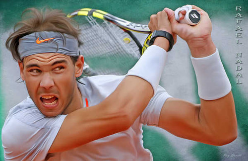 Jual Poster Rafael Nadal Spanish Tennis Tennis Rafael Nadal APC009