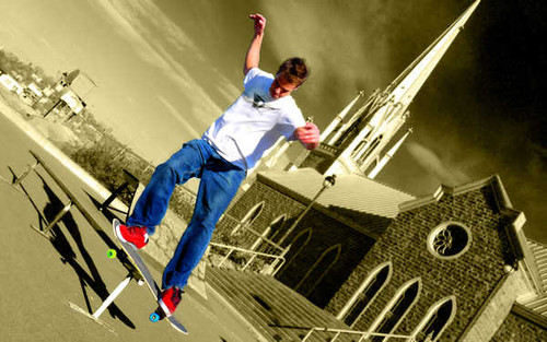 Jual Poster Skateboarding Sports Skateboarding 81660 APC
