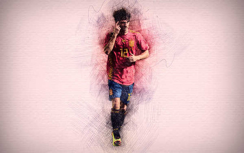 Jual Poster Soccer Álvaro Odriozola APC002