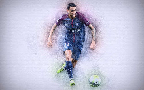Jual Poster Soccer Ángel Di María APC009