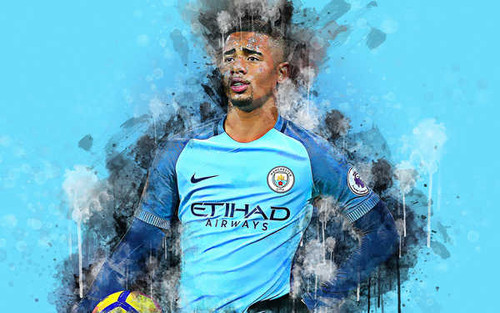 Jual Poster Soccer Gabriel Jesus APC009