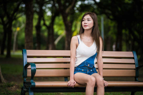 Jual Poster Asian Bench Brunette Depth Of Field Girl Woman Women Asian9 APC Jual Poster Asian Bench Brunette Depth Of Field Girl Woman Women Asian9 APC