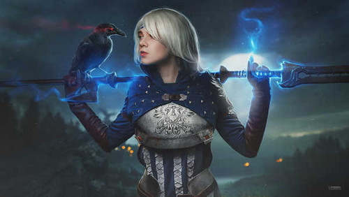 Jual Poster Blonde Dragon Age Raven Women Cosplay APC