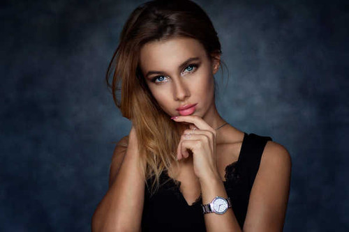 Jual Poster Blue Eyes Girl Model Ring Watch Woman Models Model APC