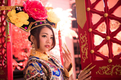 Jual Poster Chinese Qián Furén Taiwanese Traditional Costume Models Qián Furén APC001