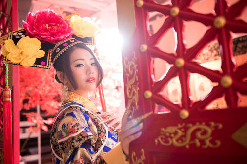 Jual Poster Chinese Qián Furén Taiwanese Traditional Costume Models Qián Furén APC002