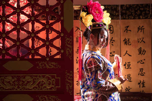 Jual Poster Chinese Qián Furén Taiwanese Traditional Costume Models Qián Furén APC005