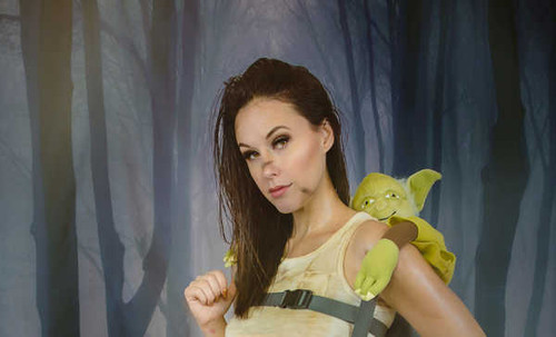 Jual Poster Cosplay Meg Turney Star Wars Yoda Models Meg Turney APC
