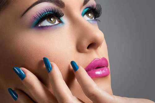 Jual Poster Face Girl Lipstick Makeup Nails Woman Women Face APC