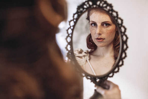 Jual Poster Freckles Mirror Model Redhead Reflection Woman Models Model APC