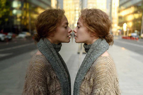 Jual Poster Girl Model Redhead Reflection Scarf Woman Models Model1 APC