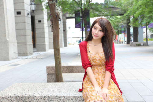 Jual Poster Models Zhang Qi Jun APC035