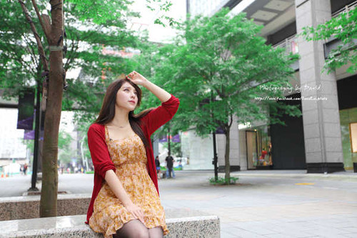 Jual Poster Models Zhang Qi Jun APC037