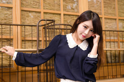 Jual Poster Models Zhang Qi Jun APC042