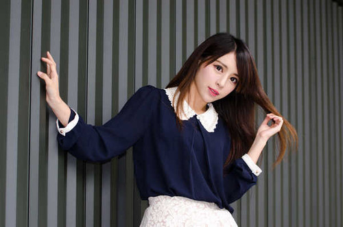 Jual Poster Models Zhang Qi Jun APC048