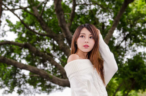 Jual Poster Models Zhang Qi Jun APC062