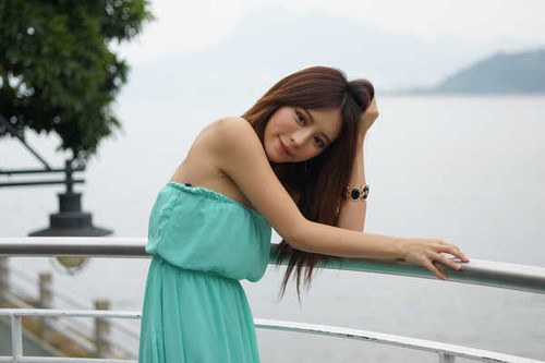 Jual Poster Models Zhang Qi Jun APC081