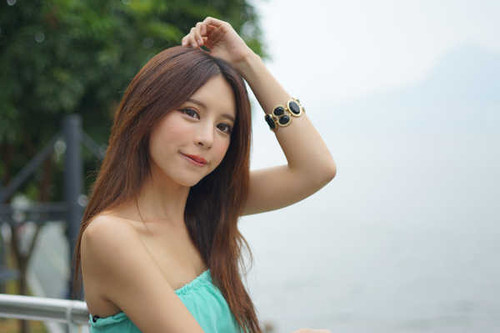 Jual Poster Models Zhang Qi Jun APC087