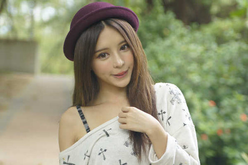 Jual Poster Models Zhang Qi Jun APC116