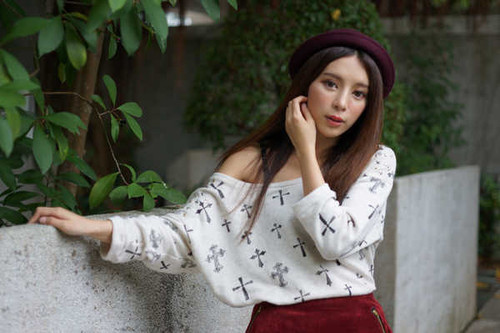 Jual Poster Models Zhang Qi Jun APC122