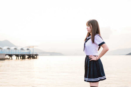 Jual Poster School Uniform Women Asian APC