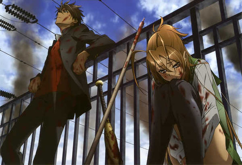 Poster Anime Highschool Of The Dead APC009