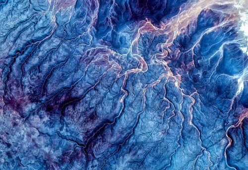 Jual Poster earth geographic blue from space fields 4k WPS