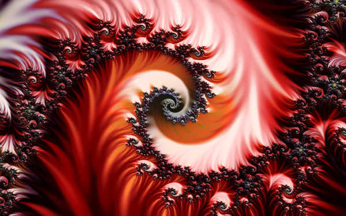Jual Poster fractals spiral swirls hd WPS