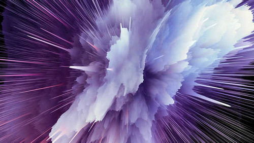 Jual Poster particle explosion purple hd WPS