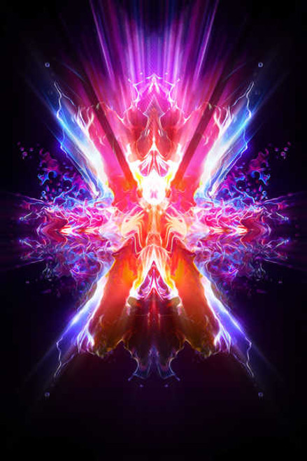 Jual Poster weird rainbow energy colorful neon flow 4k WPS Jual Poster weird rainbow energy colorful neon flow 4k WPS