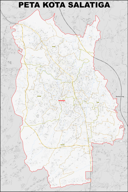 Peta Kota Salatiga Kecamatan Dan Kelurahan
