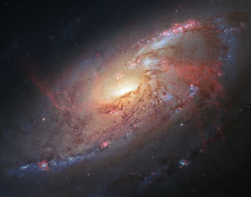 Jual Poster messier 106 spiral galaxy hd 5k WPS