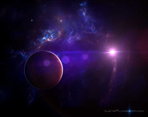 Jual Poster nebula interstellar chromatic aberration 5k WPS