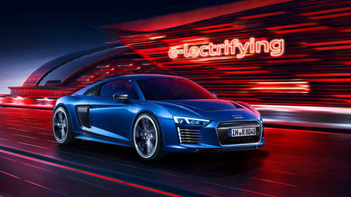Jual Poster audi e tron electrifying hd 9428WPS